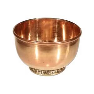Tazón para servir de cobre puro, estos tazones para servir ofrecen una combinación perfecta de artesanía tradicional y sofisticación moderna - Product Image 5