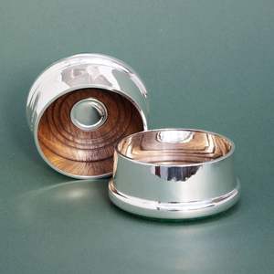 Luxury Stainless Steel Nickel Plated <b>Bottle</b> <b>Coaster</b> for Dining Table Home Bar Kitchen Decor Handmade Durable Bar Accessories Set - Product Image 5