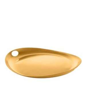 Plateau de service en laiton artisanal exquis conçu pour les dîners officiels et les événements décontractés pour rehausser la présentation du dîner - Product Image 3