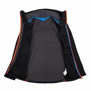 Chaqueta Softshell para hombre con diseño de logotipo personalizable, impermeable, cálido, de lana, con capucha, para escalada al aire libre, piel de oveja - Product Image 4