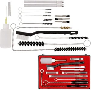 23PCS Car Spray Gun Cleaning Brush Tube Pistol <b>Rifle</b> Nozzle Air Tool Kit - Product Image 4