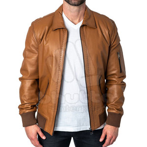 Veste en cuir de vachette pour homme, best-seller, col montant, imperméable, respirante, qualité supérieure du Pakistan - Product Image 3