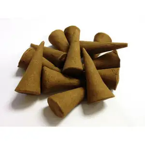 Best Selling 1.5 Inch Indian Natural Raw Unscented Incense cone with good shape and good absorption while dipping fragrance