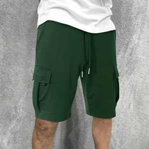 Custom Logo Baseball <b>Shorts</b> with Elastic Waist Solid <b>Knee</b> <b>Length</b> Pockets Made of Cotton Polyester Plain Dyed Digital Printed - Product Image 5