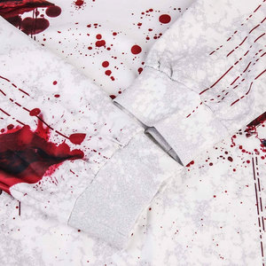 เสื้อฮู้ดดี้ผู้ชายคุณภาพสูง เนื้อผ้านุ่ม สวมใส่สบาย ระบายอากาศได้ดี ผลิตจากผ้าฟลีซ สำหรับฤดูหนาว พิมพ์ลายดิจิตอล สีสันและโลโก้แบบกำหนดเองได้ - Product Image 4