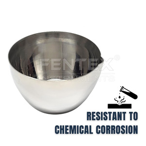 Bol de laboratoire en acier inoxydable avec bec verseur Bol de laboratoire polyvalent - Product Image 3