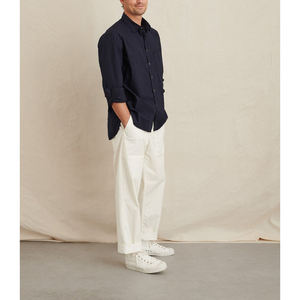 Chemise boutonnée de haute qualité pour hommes respirant mode hommes séchage rapide chaud couleur unie chemise à manches longues grande taille personnalisée - Product Image 2