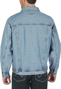 Veste en jean doublée style western régulier pour hommes Veste de camionneur Sherpa décontractée - Product Image 6