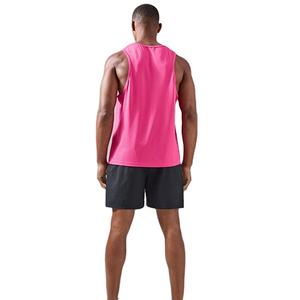 เสื้อกล้ามออกกำลังกายรุ่นใหม่มาแรง ขายดี แฟชั่นเสื้อกีฬาผ้าโพลีเอสเตอร์ผสมอีลาสเทน ยืดหยุ่นได้ เสื้อกล้ามออกกำลังกายผู้ชาย - Product Image 3