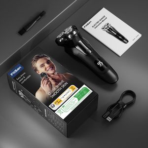 Rasoir Électrique Rechargeable USB pour Hommes, Tondeuse de Précision Humide/Sèche, Lames de Précision, Étanche IPX7, pour le Corps, avec Verrouillage de Voyage - Product Image 1