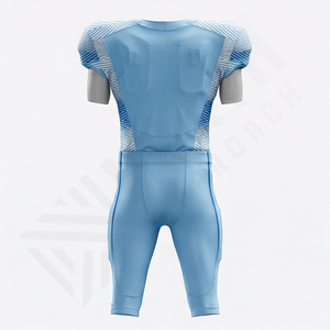 Best Quality American Football Uniform Customized Printing Sublimated Quick Dry Breathable American Football <b>Performance</b> <b>Wear</b> - Product Image 2