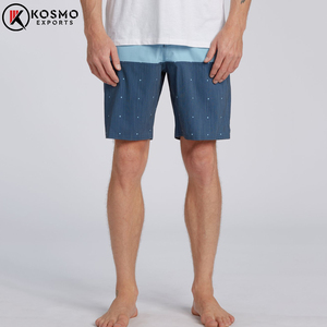 Pantalones cortos de playa de verano para hombre al por mayor traje de baño informal de 100% algodón tabla de surf Método de tejido no tejido - Product Image 2