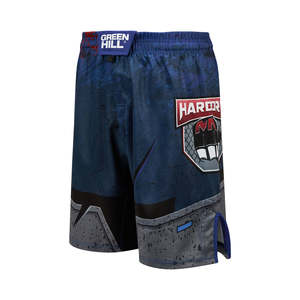 Vêtements de sport MMA courts pour arts martiaux hardcore, en polyester extensible et spandex, avec logo personnalisé, sublimation, service OEM disponible - Product Image 6