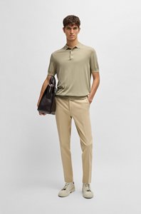T-shirts polo légers à la mode pour hommes Qualité supérieure Bas quantité minimale de commande Marque personnalisée Polos à manches courtes avec broderie - Product Image 4