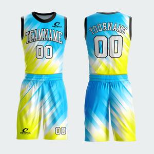Uniformes de Baloncesto Transpirables con Estampado por Transferencia de Calor para Adultos, Sublimación Personalizada, Nuevos Conjuntos de Uniformes de Baloncesto 2026 en MOQ Bajo - Product Image 1