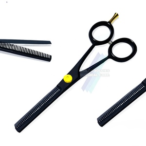 Meilleure vente de nouveaux ciseaux de coiffeur noirs en acier inoxydable de haute qualité avec logo personnalisé et ciseaux de coiffeur - Product Image 2