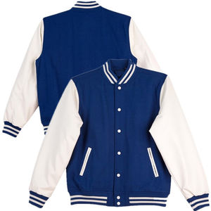 Alta calidad personalizado lana cuerpo mangas bombardero Letterman Varsity chaqueta hombres béisbol Varsity CollegeBaseballjacket para hombres - Product Image 1