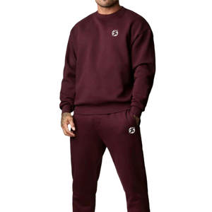 ชุดวอร์มฮิปฮอปผู้ชายคุณภาพสูงสำหรับฤดูหนาว ผ้าฝ้าย 100% แห้งเร็ว ไซส์ใหญ่ ปรับแต่งได้ ชุดออกกำลังกายแฟชั่น 2 ชิ้น 1 ชุด - Product Image 1