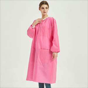 OEM personalizado al por mayor desechable no tejido bata de laboratorio médico a prueba de polvo uniformes de hospital - Product Image 2