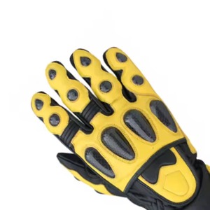 Gants en cuir véritable Motocross Auto Moto Racing Sports Gants imperméable Hommes Nouveau Design Gants de moto - Product Image 4