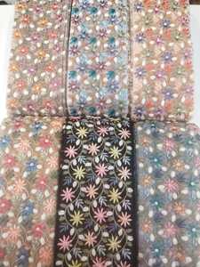 Cheerslife-tela de encaje de tul con diseño de flores, tejido de encaje africano con diseño de flores vintage vívidas en 3D, 2023 - Product Image 2