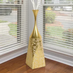 Elegant Handmade Metal Flower <b>Vase</b> for Decorative Styling Premium Eco-Friendly Coastal Design Home Decor Zahid flower <b>vase</b> - Product Image 2