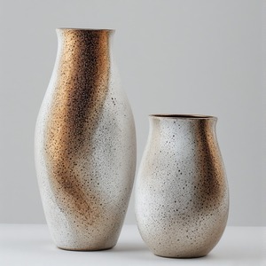 Stylish Aluminium <b>Vase</b> With <b>Unique</b> Shape And Artistic Appeal Crafted For Luxury Apartments And Premium Hotel Interior Styling - Product Image 1