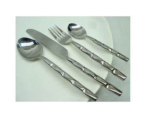 Grand ensemble de couverts en métal design hôtel restaurant maison mariage cadeau de noël ensemble de couverts couverts couverts en acier inoxydable ensemble - Product Image 1