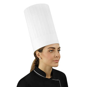 Gorros de Chef Desechables Clásicos de Algodón Twill para Escuela de Cocina, Personal de Cocina, Accesorios de Uniforme de Hostelería, Hotel y Restaurante - Product Image 5