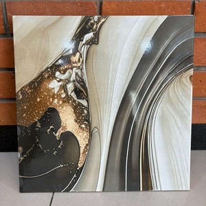 Azulejo de suelo de cerámica brillante de 400x400mm 40x40x16x16 azulejo de estacionamiento al aire libre de porcelana resistente al calor antideslizante baño ladrillo refractario - Product Image 4