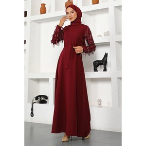 Vestido Casual con Detalle de Volantes 100% Poliéster Mega Merchant - Product Image 6