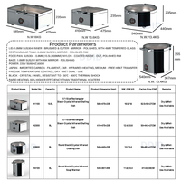 Hotel-Chafing-Dish-Set aus Edelstahl mit Trocken- und Nassheizmodi, Speisenwärmer für Buffet-Präsentation und Servieren