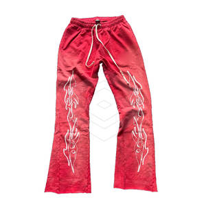 Pantalón acampanado Pantalones de sudor a juego Unisex Hombres Flare Pantalón de sudor a la venta 2024 Tasa de venta al por mayor - Product Image 6