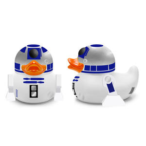 Idée cadeau pour garçon Jouets de bain promotionnels pour enfants en plastique PVC Robot Shape Cop Rubber Duck - Product Image 3