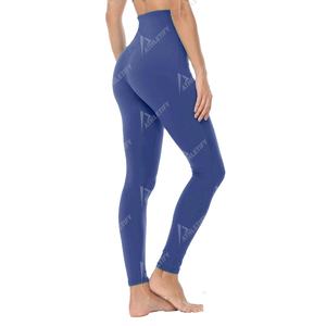 Leggings de yoga taille élastique pour femmes Vêtements de sport taille haute pour la course à pied, la gymnastique, l'entraînement et le yoga Vêtements de sport en vrac Prix d'usine - Product Image 1