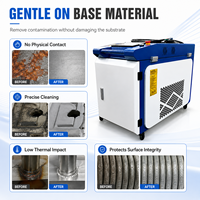 Machine portable de décapage de rouille au laser pour le nettoyage des revêtements de peinture et la décontamination de la corrosion des coques de navires, des pipelines et des structures en acier