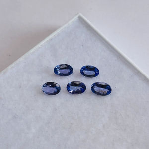 Piedra Preciosa de Tanzanita Natural, 5 Piezas, Corte Ovalado, Origen Tanzania, Calidad AAA, Excelente Brillo y Bonito Color Azul, Perfecto para Cualquier Joyería - Product Image 6