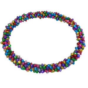 Conception impressionnante cercle suspendu décoratif fer/perles tenture murale nickelage pour la maison et la décoration de noël à la main - Product Image 2