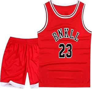 Camisetas Deportivas de Baloncesto para Jóvenes de 6 a 16 Años 23 #   Conjunto de 2 Piezas de Camiseta de Baloncesto para Niños y Niñas - Product Image 3