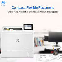 Printer Laser Warna HP M553dn Baru Grosir, Format A4, Otomatis Cetak Bolak-Balik, Jaringan Ethernet, Printer Desktop Komersial
