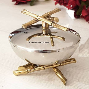 Elegante y Duradero Tazón Japonés para Servir, Pulido en Oro, con Diseño Único, para Servir Alimentos y Frutas - Product Image 3