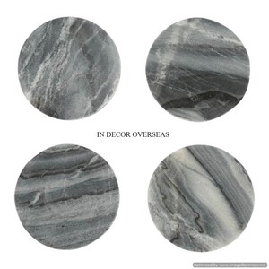 Luxurious Quality White Marble Made Unique Stylish Designer Golden Edges Table Decoration Coasters For Drinks In Lowest Price - Product Image 2