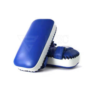 Gran oferta de almohadillas de patada tailandesas de alta calidad para boxeo y entrenamiento MMA cuero Focus Punch Shield Kicking Pads equipo de protección - Product Image 4