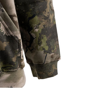 Sudadera con capucha para hombre con estampado digital de jungla de árbol real personalizada, sudadera de algodón de lujo en blanco de gran tamaño y peso - Product Image 4