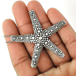 Colgante fino de plata oxidada de Ley 925, joyería hecha a mano, estilo elegante, colgante único, precio directo de fábrica, proveedores a granel de India - Product Image 3