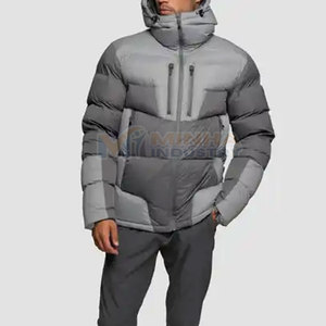 Veste d'hiver matelassée à manches longues de haute qualité pour hommes Prix raisonnable Vestes d'hiver matelassées en vente - Product Image 5