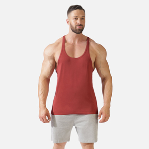 Débardeur tricoté pour homme de haute qualité, idéal pour le fitness décontracté et la course à pied, avec logo personnalisé, respirant et à séchage rapide, vente en gros - Product Image 1