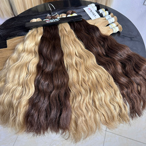Extensions de cheveux en vrac 100g Prix de gros Cheveux humains vierges vietnamiens de toutes les couleurs 60 cm - Product Image 3