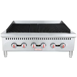 BRAND NEW Epic ECB-36 - 36 Inch Gas Commercial-Charbroiler, 120000 BTU For High-Heat, Restaurant-Grade Grilling - Exports Ready - Product Image 1