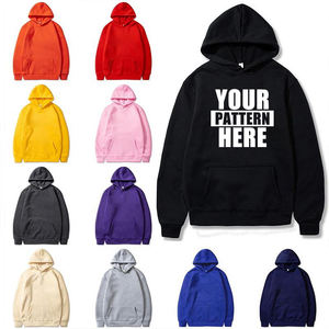 Jersey de diseño personalizado de fábrica, sudaderas con capucha para hombre de lana de gran tamaño de Terry francés en blanco pesado, envío DDP - Product Image 3